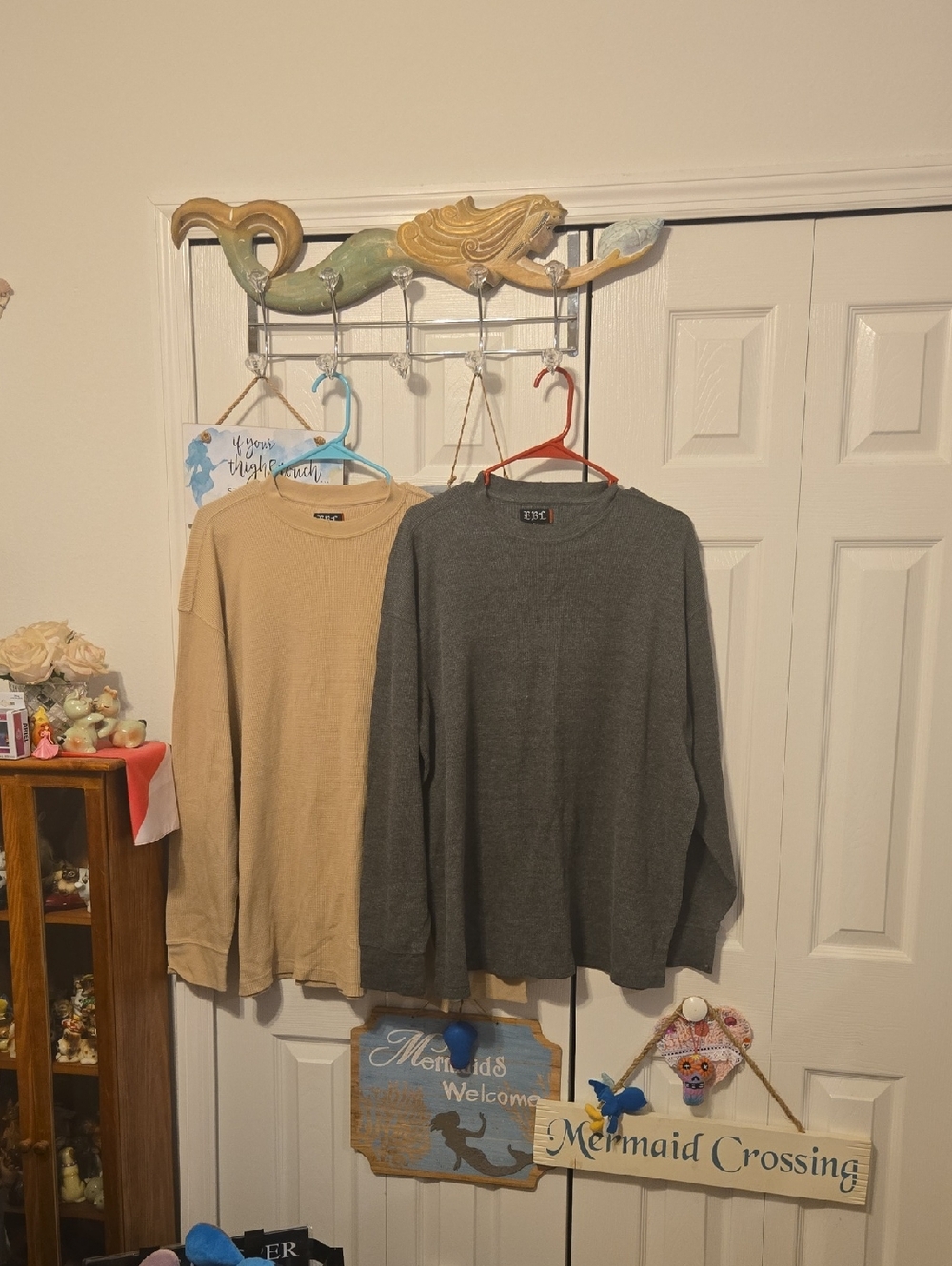 Eddie Bauer Men's Crewneck Long Sleeve Shirt - Gray